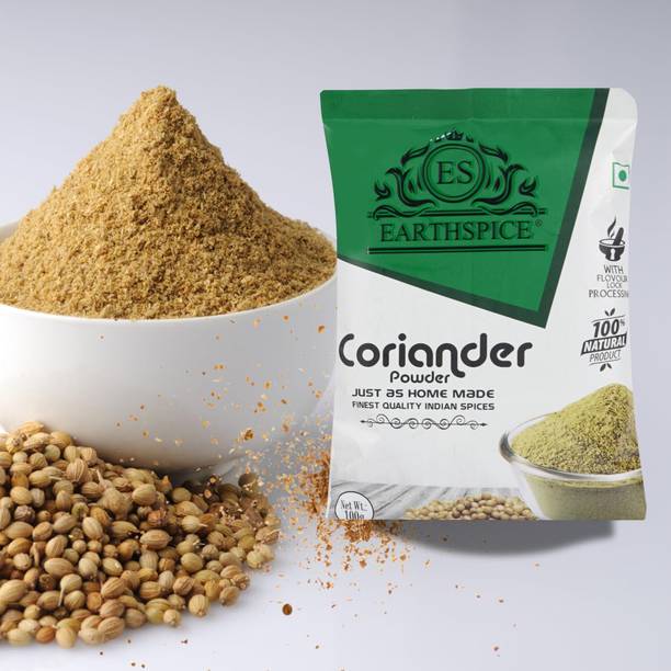 Earth Spice Coriander Powder 100g|100% Natural & Pure | Home-Made Style Dhaniya Powder