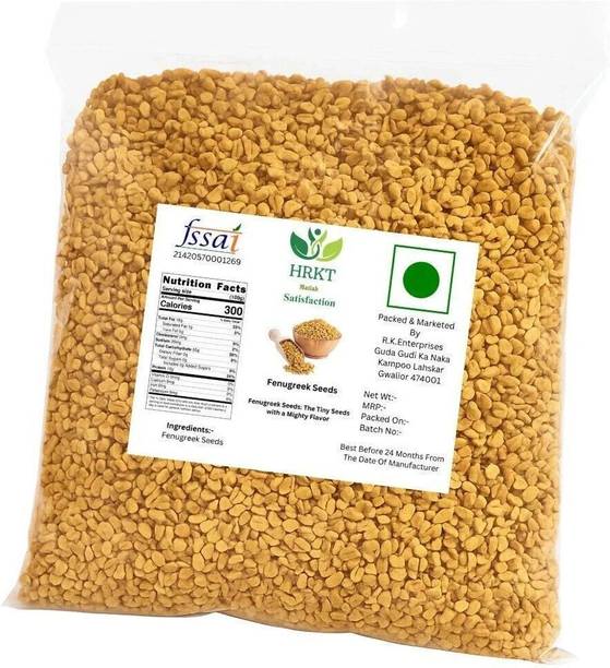 HRKT Khadi Methi Delight: Premium Quality Whole Raw Fenugreek Seeds