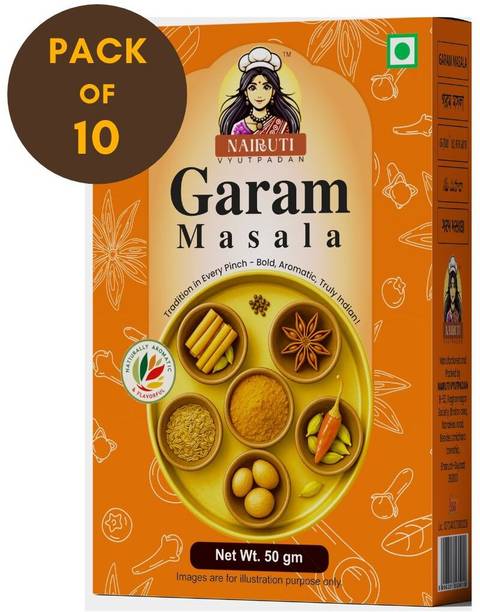 Nairuti Vyutpadan Garam Masala 50g | Pure Aromatic Indian Spice Blend | All Sabji Masala