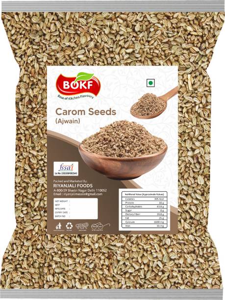 BOKF Premium Quality Carom Seeds | Ajwain Best For Digestion & Health