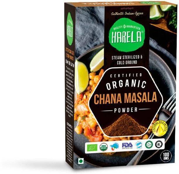 HARELA Certified Organic Chana Masala Powder with Natural Oils