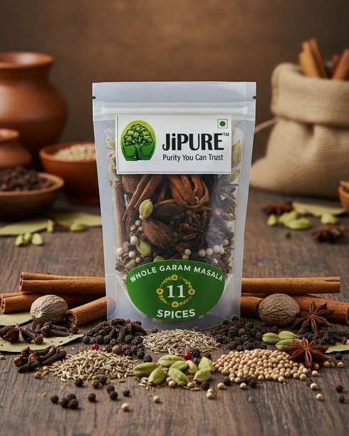 jipure Whole Garam Masala | Gota Masala Mix for Biryani & Curry – 100g Pouch
