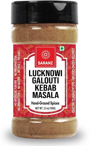 SARANZ Lucknowi Galouti Kebab Masala Perfect for Cooking, Instant Kabab Masala