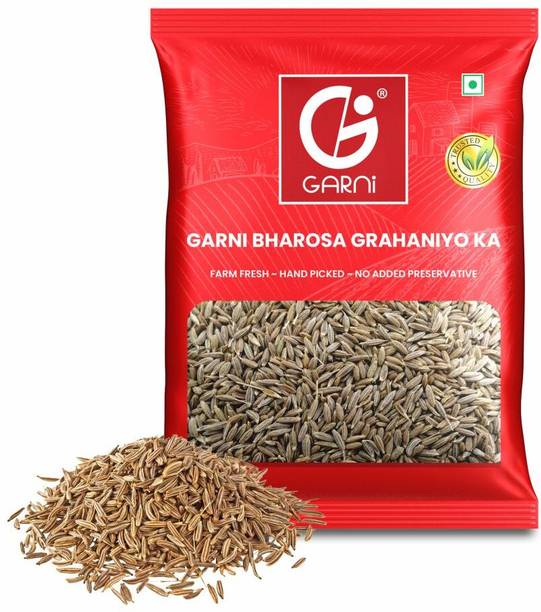 GARNI Foods Jeera (Cumin) Whole, 100g | Whole Cumin Seeds Spices | Sabut Jeera