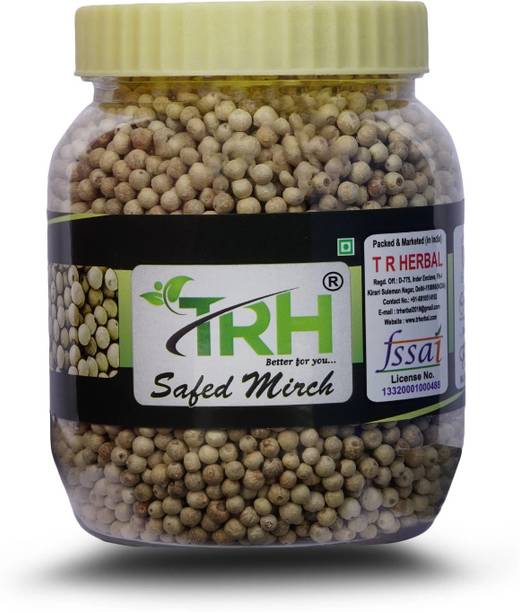 TRH White Pepper Organic | Safed Mirch | Dagni Mirch | Sabut Safed Mirch