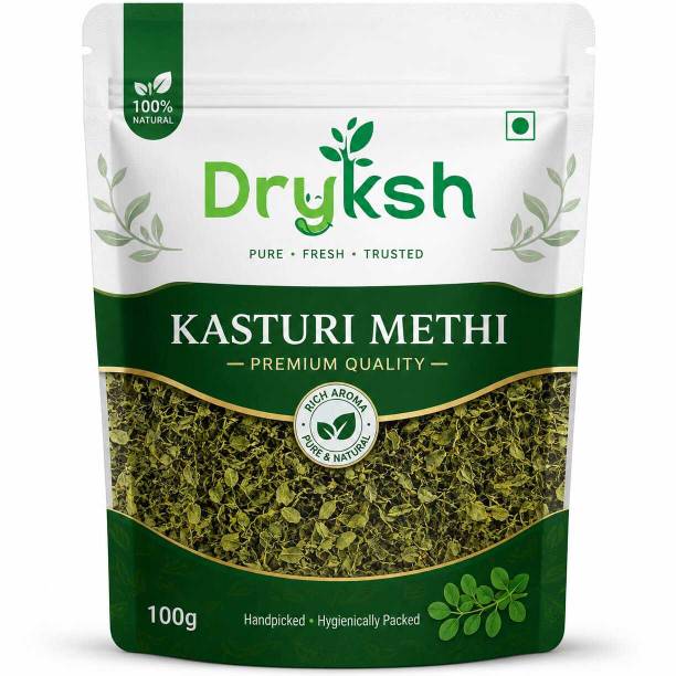 Dryksh Premium Kasturi Methi 100g | Natural Aromatic Kasuri Methi for Cooking