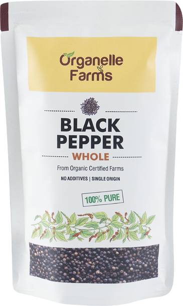 Organelle Farms Premium Quality Black Pepper whole - Kali Mich| (100 g)