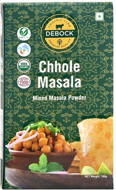 Debock Organic Farm Chhole Masala | Tasty Chole & Chana Spice Powder and Masala | No Preservatives