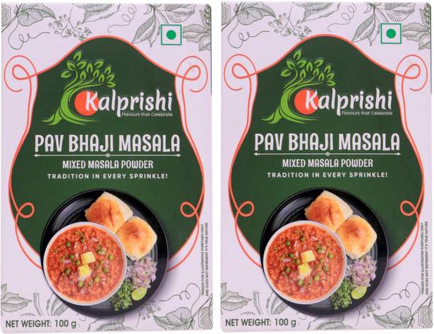 Kalprishi Pav Bhaji Masala Pack of 2 (100g Each) | Street-Style Flavour