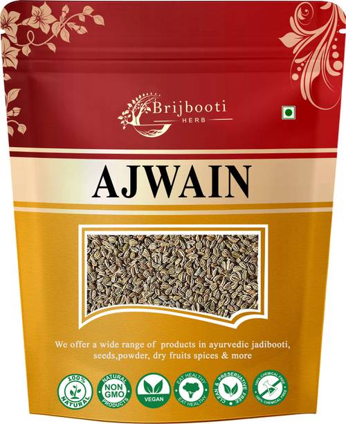 BrijBooti Ajwain Moti (100 Gm)- Carom Seed | Ajwain Whole | Ajwain | Trachyspermum Ammi