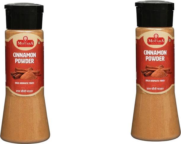 MOTABA Freshly Grounded Pure Cinnamon Powder, Dalchini Powder- Pack of 2