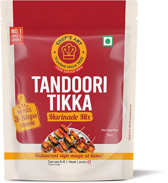 FSIPL’s Chef’s Art Tandoori Tikka Marinade Mix | Bold Indian Spices | Chicken, Paneer | BBQ