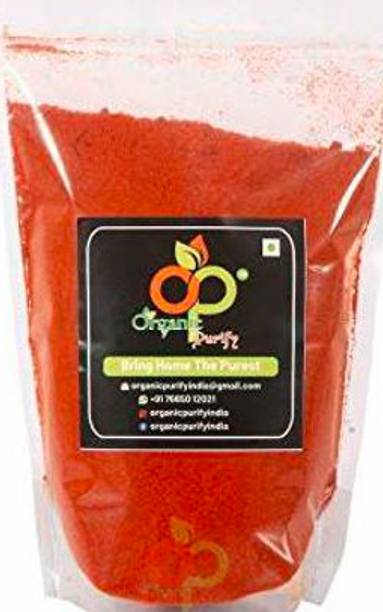 Organic Purify Kashmiri RED Chilly Powder (Natural and Premium Flavour) 200GM Pack-1
