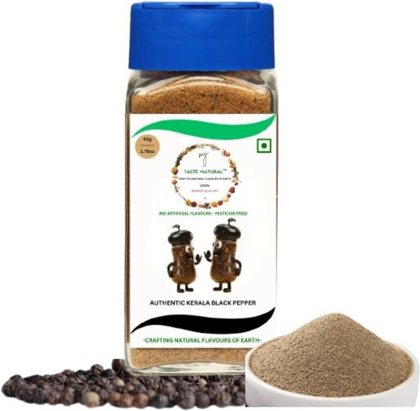 MJTASTENATURAL Black Pepper Powder, Pure Ground Kali Mirch, Strong Aroma