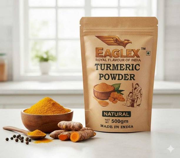 EAGLEX Royal Pure Haldi Powder,Swad aur Sehat ka Perfect Combination