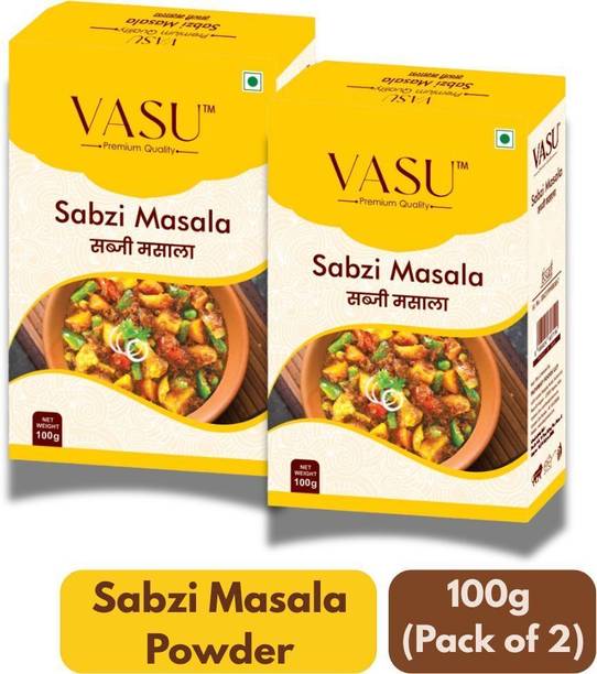 VASU Sabzi Masala All Purpose for Flavorful Veggies & Curries 100g Pack of 2