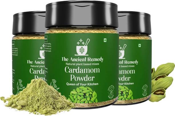 THE ANCIENT REMEDY Cardamom Powder | Elaichi Powder (Pack of 3)