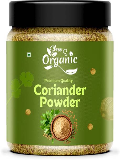 SHREE S ORGANIC Pure & Aromatic Coriander Powder | Dhania Powder | 100% Natural & Fresh
