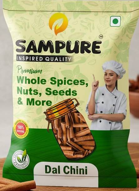 SAMPURE Dalchini|100% Pure Cassia . Cinnamon sticks whole| 100gm
