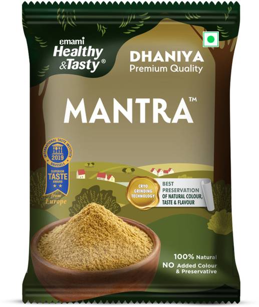 Emami Healthy and Tasty Mantra Coriander Powder, 100% Natural, No Added Colour & Preservatives