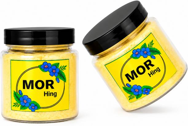 THE SEASONS FOOD PRODUCTS Mor Asafoetida Hing Powder 200g Combo | 2x100g Jars | Strong Aroma Heeng (65)