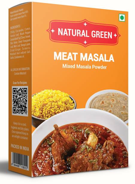 NATURAL GREEN Meat Masala with Natural Oils, Rich Aroma & Flavour