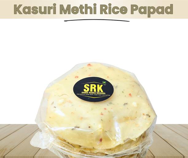 SRK Shree Radha Krishna Kasuri Methi Rice Papad