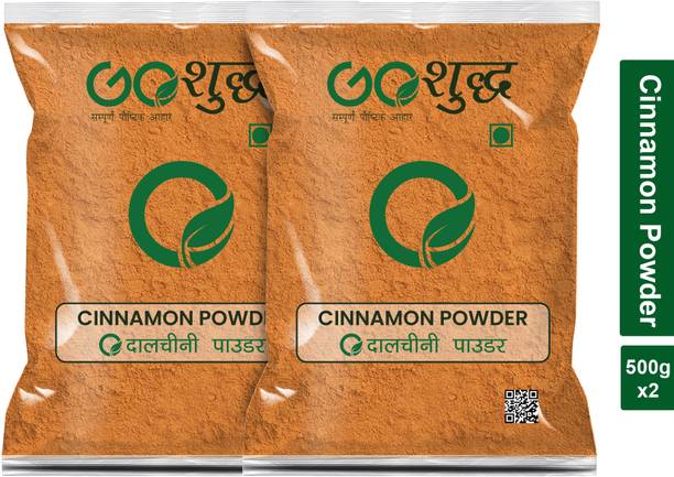Goshudh Cinnamon Powder (Dalchini) 500 g Each (Pack of 2) 1 kg| Rich Aroma & Flavor