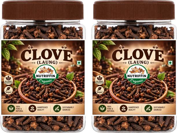 Nutriffin Organic Pure & Natural Whole Cloves | Sabut Laung | Aromatic & Flavourful