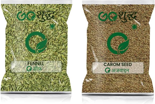 Goshudh Ajwain 100gm & Saunf 250gm Combo Pack 350g