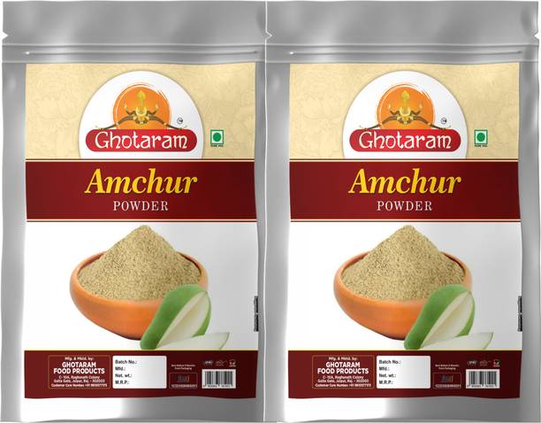 GHOTARAM Amchur Powder / Dry Mango / Maanga Podi / Aamchur Amchoor Powder-80Gx2Pk
