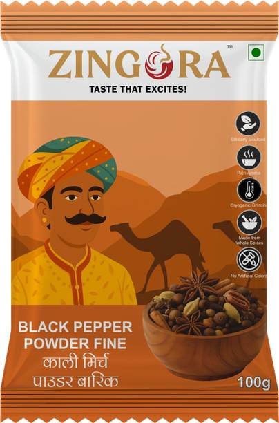 ZINGORA Black Pepper Powder Fine-100GM
