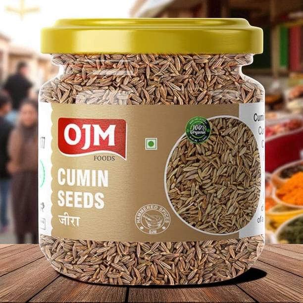 ojm foods Handpicked Cumin – 100g Jar for Kitchen