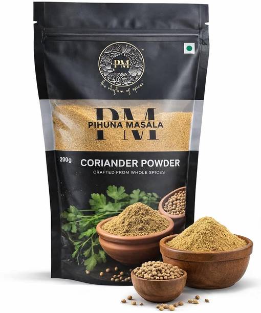 PIHUNA MASALA Coriander Powder (Dhaniya Powder) 200 g | Natural Aroma & Taste