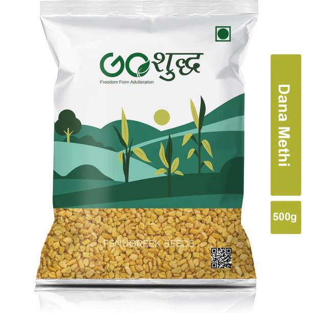 Goshudh Premium Quality Dana Methi (Fenugreek Seeds)-500gm (Pack Of 1)
