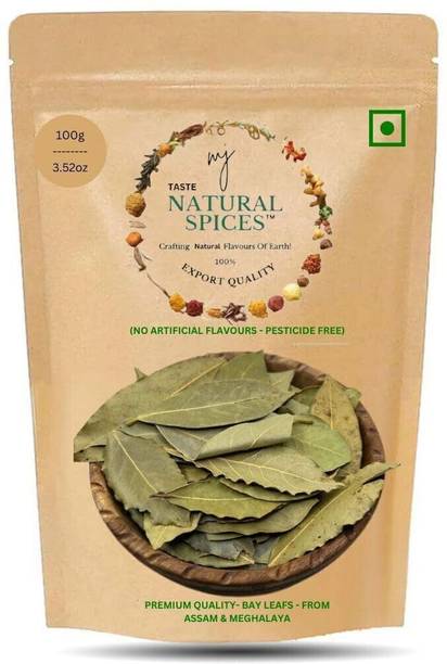MJTASTENATURAL Natural Bay Leaves/Tej Patta - Premium Dried Bay Leaves