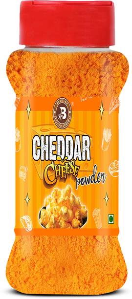 Brew Lab Cheddar Cheese Powder | Perfect For Popcorn, Pasta, Fries. Pizzas & Nachos |