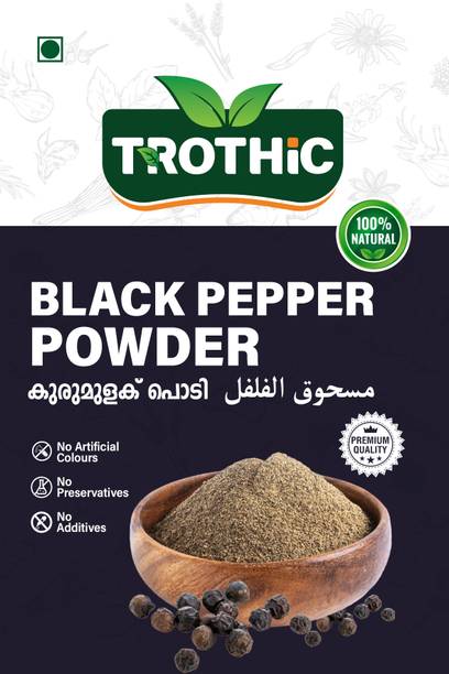Trothic Spices Black Pepper Powder (Kali Mirch) 50g Single Origin 100% Pure & Natural