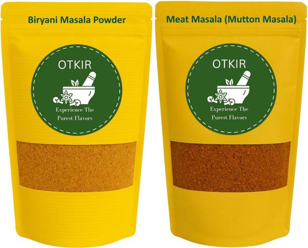 Otkir Home Made Biryani Masala And Meat Masala Powder Combo Pack- 50 Gram Each