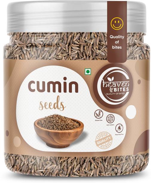 HEAVEN BITES Cumin Seed (Jeera) | 100% Natural Spice | No Added Colors or Preservatives
