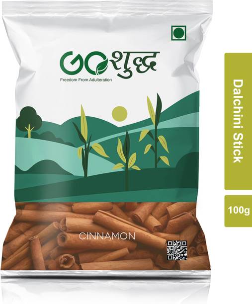 गोशुध प्रीमियम क्वालिटी दालचीनी सबूत (सिनेमन स्टिक)-100gm (पैक ऑफ 1)