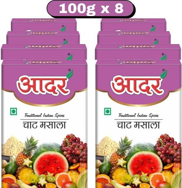 AADAR Chaat Masala Powder 100gm Box Pack of 8)a_