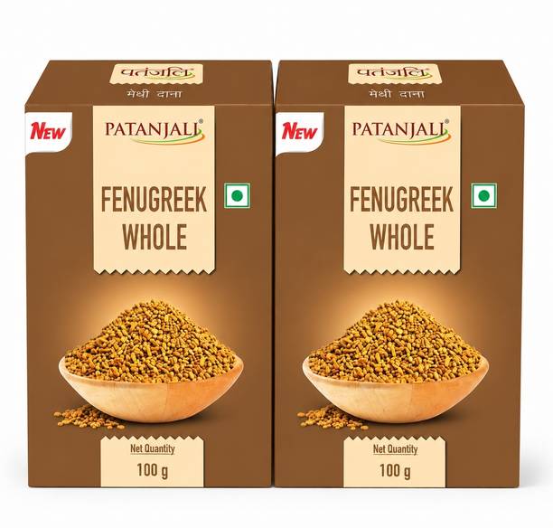 PATANJALI Fenugreek Whole 100 G Pack Fo 2