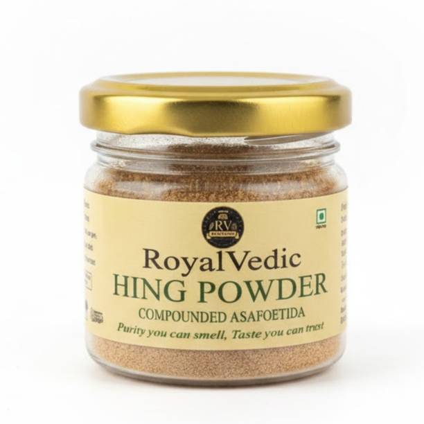 RoyalVedic Hing Powder (Compounded Asafoetida) Strong Aroma & Authentic Flavor