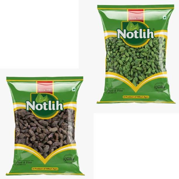 Notlih Black Cardamom + Green Cardamom