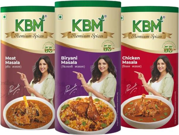 KBM Premium Non-Veg Masala Combo – Spice Blends for Chicken, Mutton, Fish & More