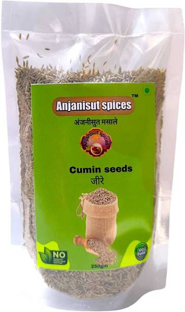 Anjanisut spices Premium Cumin Seeds 250gm | Jeera Whole | 100% Natural & Fresh