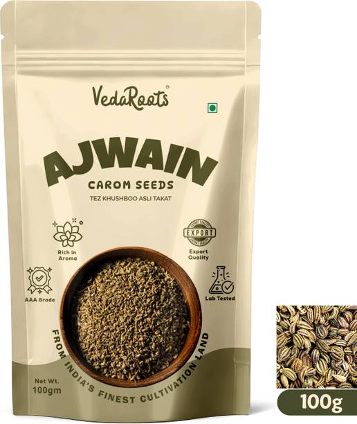 Vedaroots Premium Ajwain | Rich in aroma | AAA grade.