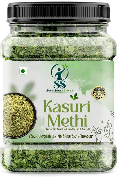 S S SUBH SHREE SPICE Organic Kasuri Methi | Dried Fenugreek Leaves | Fresh & Natural