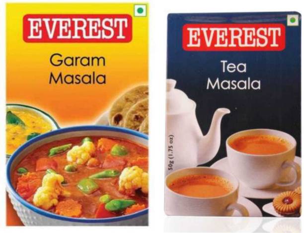 EVEREST COMBO PACK OF GARAM MASALA + TEA POWDER MASALA 200gm PACK OF 2